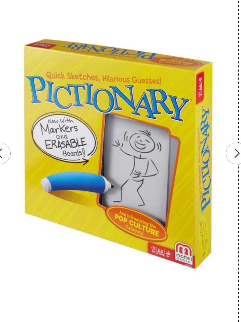 Pictionary Board Game- The Game of Quick Draw